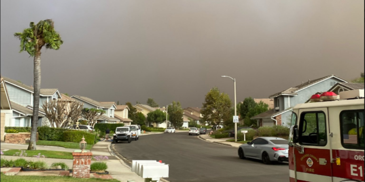 Windy Conditions Trigger Fire Concerns in Trabuco Canyon