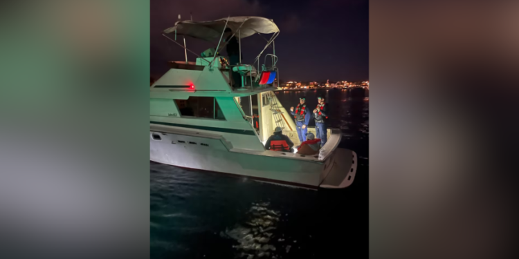 Coast Guard Intercepts Boat CVarrying 21 Migrants November 2024. (US Coast Guard Photo)