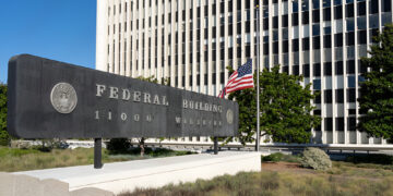 Federal Building at 11000 Wilshire Boulevard in Los Angeles, California, USA, home to the FBI