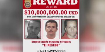 Mexican cartel el mencho reward DOJ