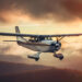 Skyward Bound - Cessna Aircraft at Sunset