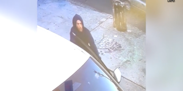 Surveillance footage of Maurice Latorre (LAPD)