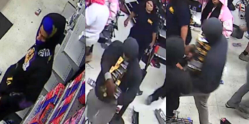 Suspects captured on security cameras Los Angeles Police Department