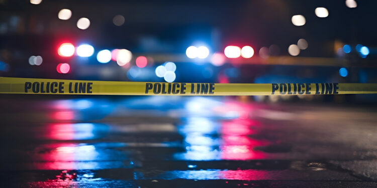 Police line street crime