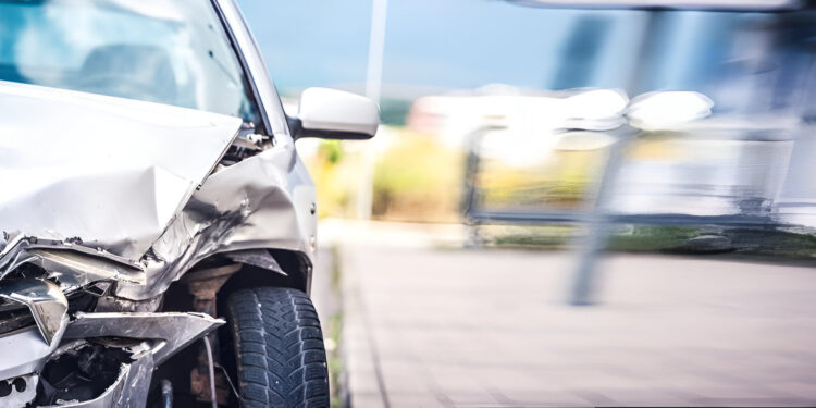 car crash accident on street