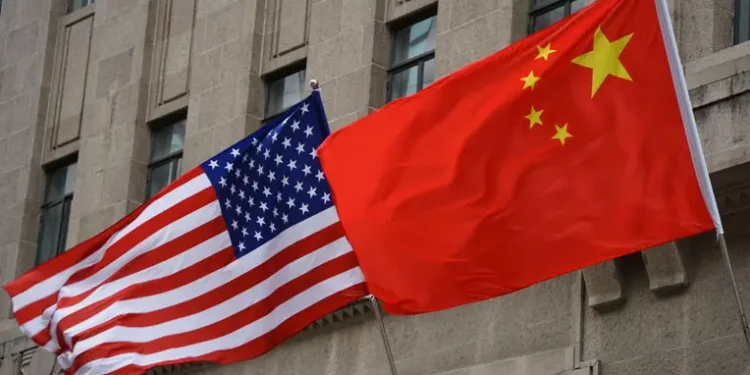 United States and China flags (Photo by Wang Gang VCG via Getty Images)