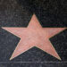 A blank star in Hollywood Walk of Fame