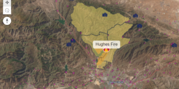 Hughes Fire MAP