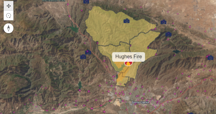Hughes Fire MAP