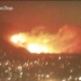The Eaton Fire has burned hundreds of acres near Altadena on Jan. 7, 2025. (Alert California)