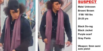 The Los Angeles Police Department released images of the suspected gunman in a shooting at a DTLA Target on Dec. 30, 2024.