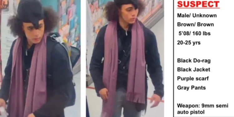 The Los Angeles Police Department released images of the suspected gunman in a shooting at a DTLA Target on Dec. 30, 2024.