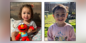 Alana, 2, and Arya, 3, were allegedly taken from their home in Hanford by their father, who is believed to have shot and killed the girls’ mother on Jan. 27, 2025. (California Highway Patrol)