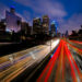 California 110 South leads to downtown Los Angeles