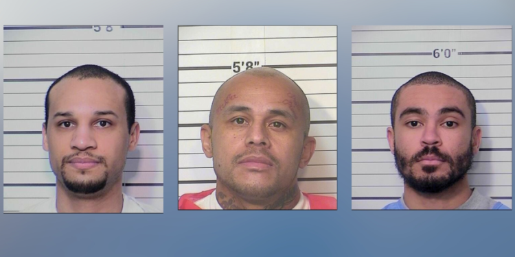 Left to right Luis Torres, Jose Gonzalez and Richard Wilson (CDCR)