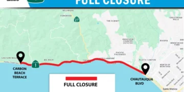 Pacific Coast Highway closed again due to landslide fears