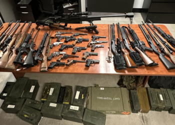 Weapons Cache Seized In Camarillo, Two Suspects Arrested