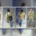 Surveillance photos of a suspect wanted for sexually assaulting a woman who was walking home from a gym in North Hollywood. (LAPD)