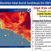 Long Duration Heat Event Map California
