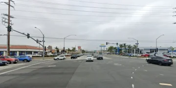 Corner of Tustin Street and Chapman Avenue (Google Maps).